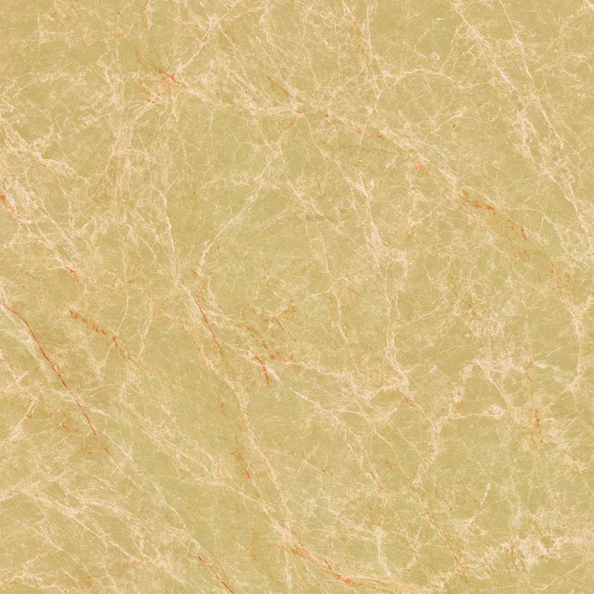 Rosin Yellow Series Glazed Polished Porcelain Floor Tile in Size 600X600