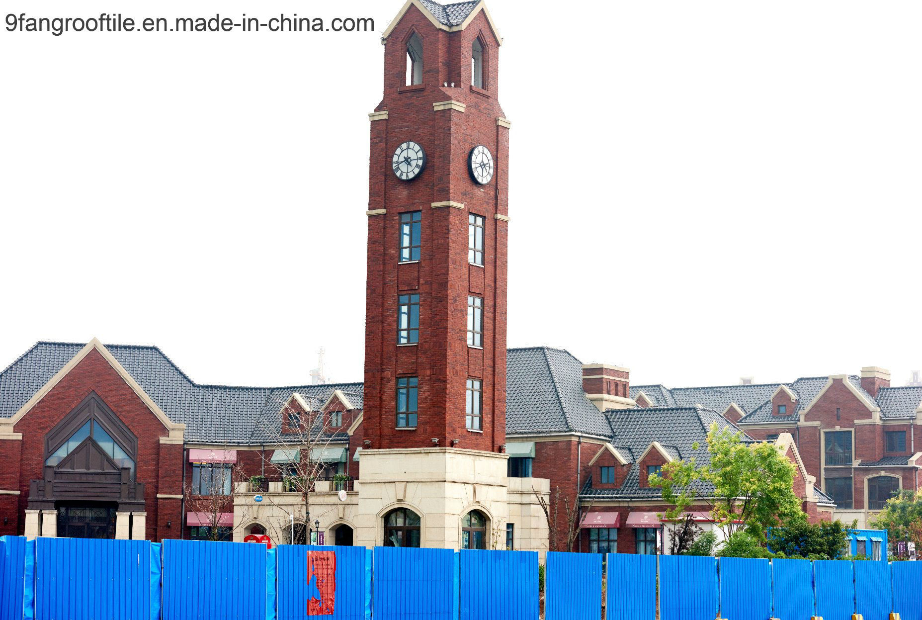 Building Materials, Spanish Roof Tile Project Case, Roofing Factory Made