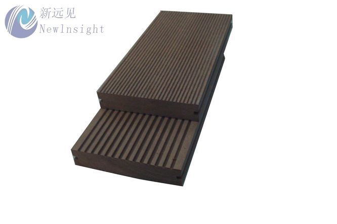 146*31mm Wood Plastic Composite Decking with CE, Fsg SGS, Certificate