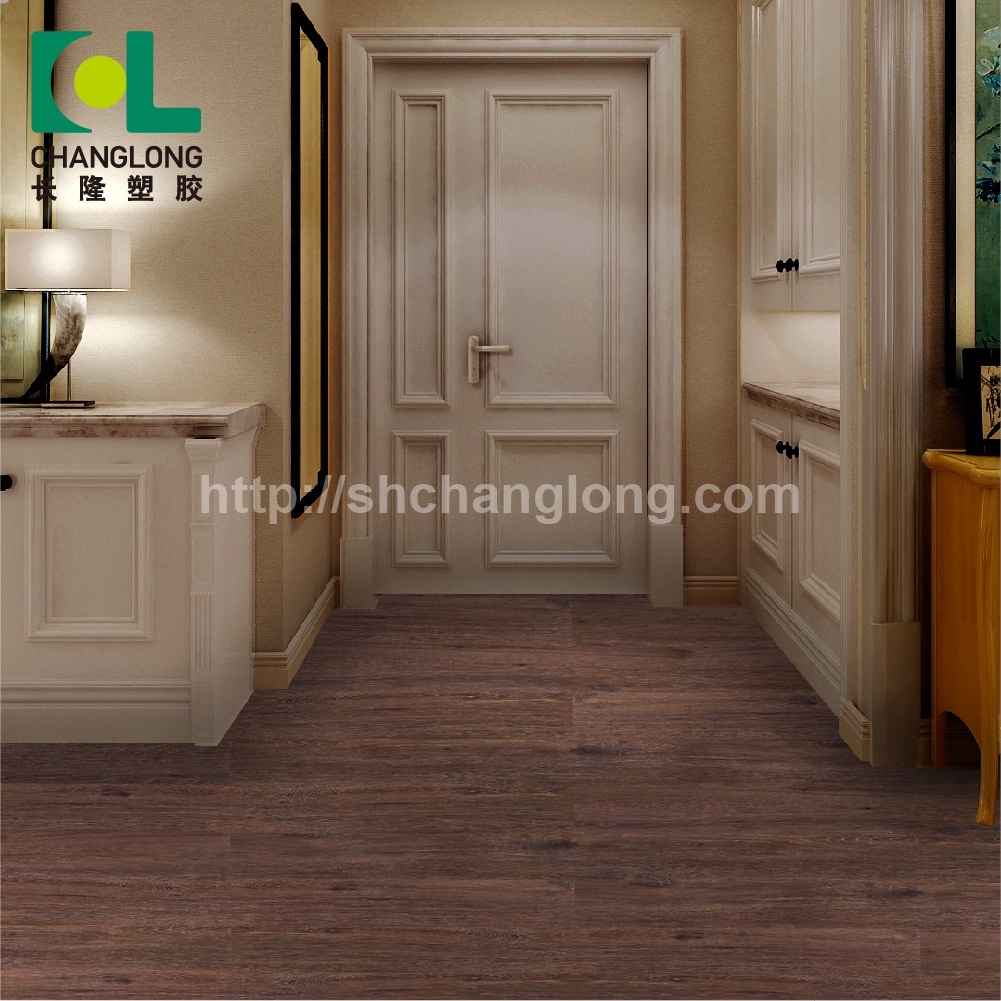 Moderm PVC Flooring for Anyone with SGS, Ce, Ios, Floorscore, ISO9001 Changlong Clw-38