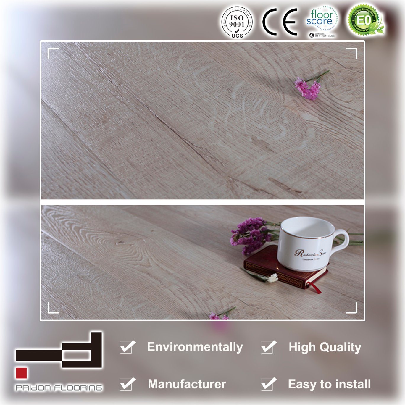 Pridon Herringbone Series Rz006 More Texture Laminate Flooring