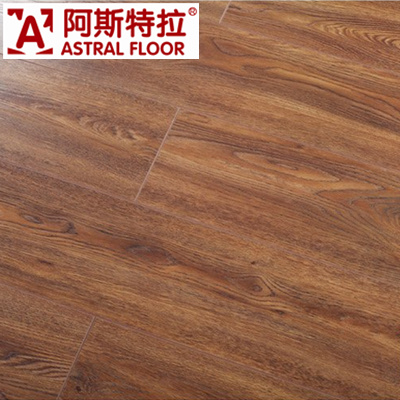 Click System Embossed Surface (V-groove) Laminate Flooring (AS82001)