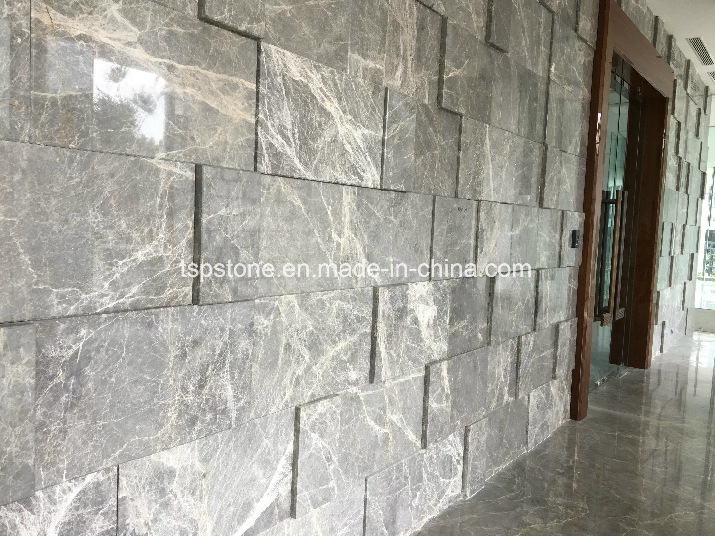 Grey Marble Big Slabs Marble Tiles for Interior Decoration