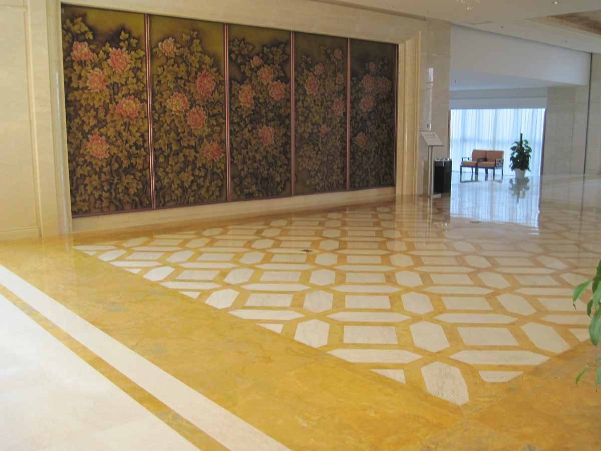 Luxury Royal Golden Marble Tiles for Wall Cladding/Flooring/Stairs/Skirting