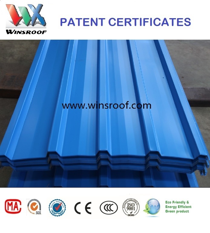 Winsroof 4 Layer PMMA Surface UPVC Roof Tile- Embossed Available