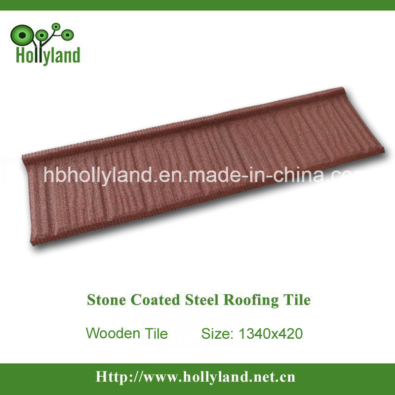 Roof Tile with Corrugated Steel (Wooden Type)