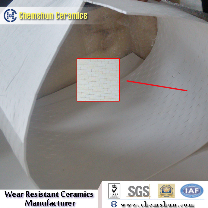Direct Bond Pulley Lagging Ceramic Wear Lining From Manufacturer Factory