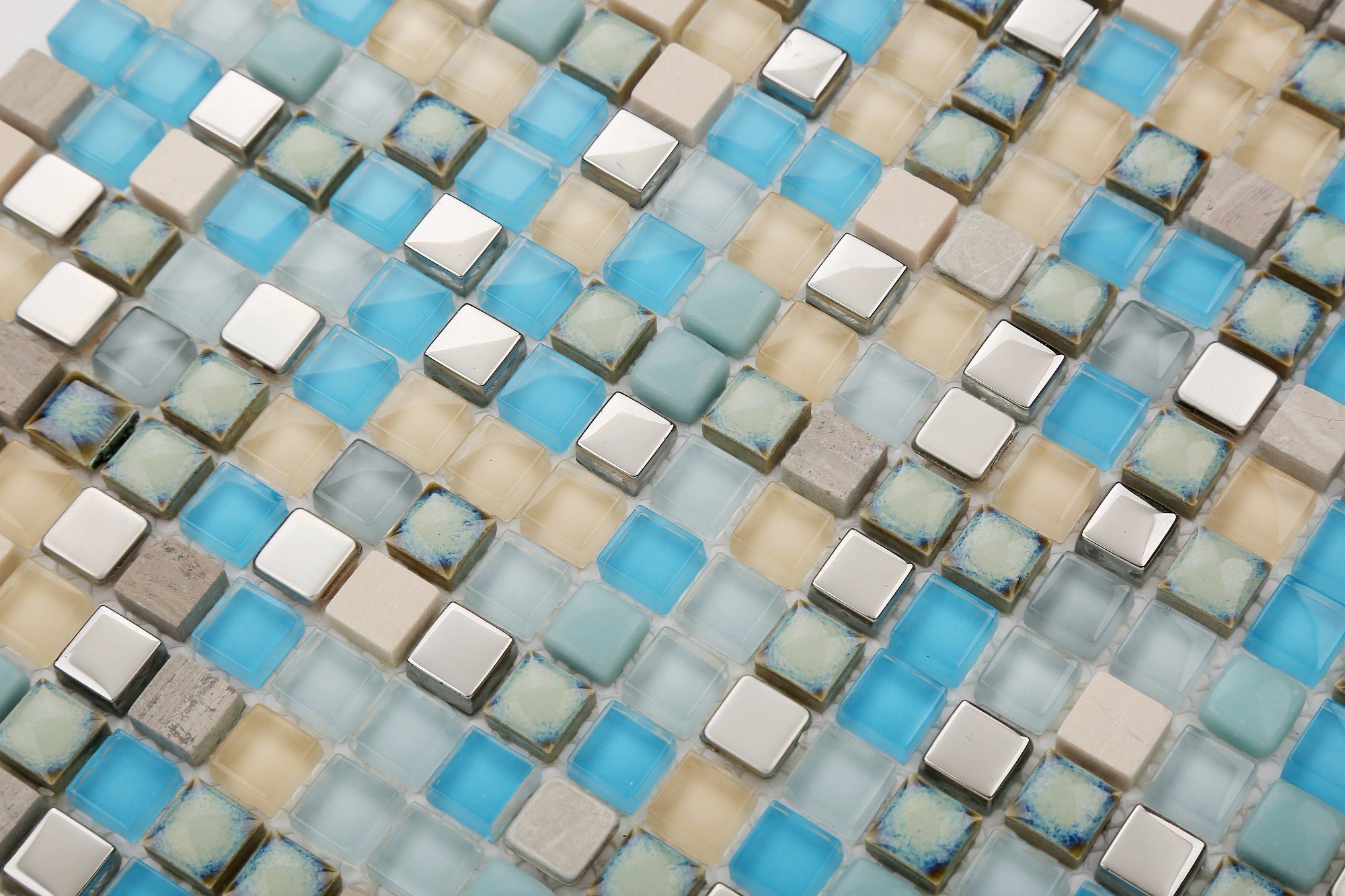 High Quality of Crystal Mosaic Tile with ISO9001 (TB1212)