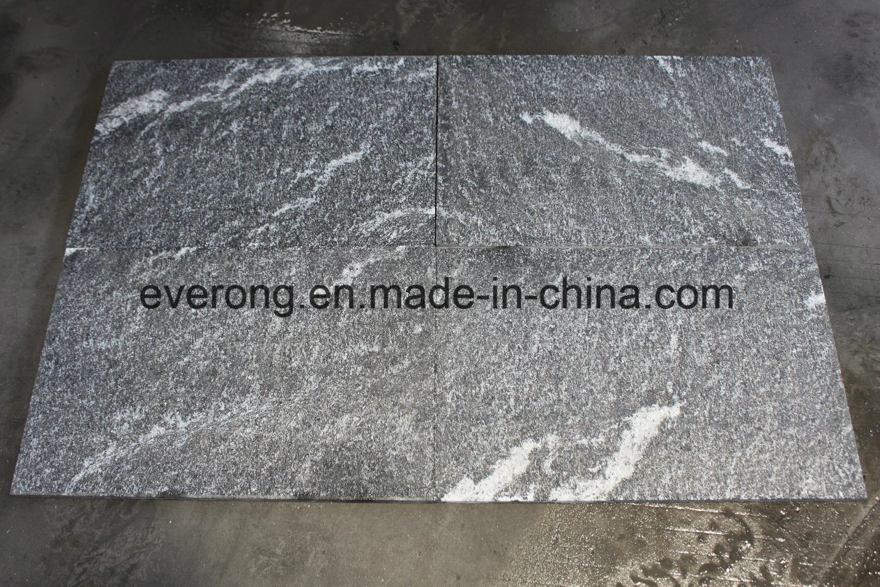 Natural Snow Grey Granite Tile for Floor/Wall/Stair/Pavement/Landscape Stone