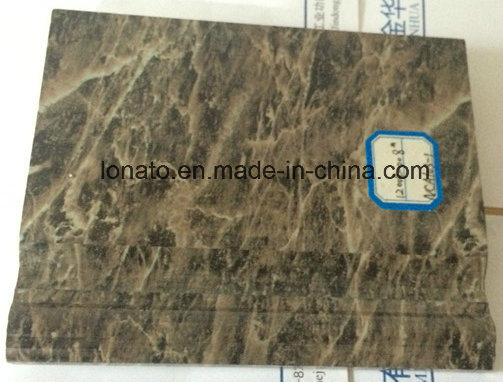 Marble Pattern Hot Stamping PS Cornice Moulding for Decoration