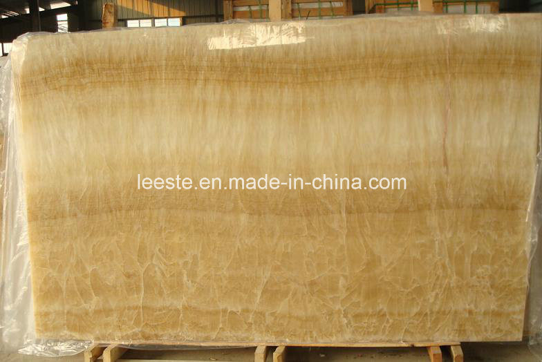 The Best Price China Yellow Honey Onyx Marble Tile