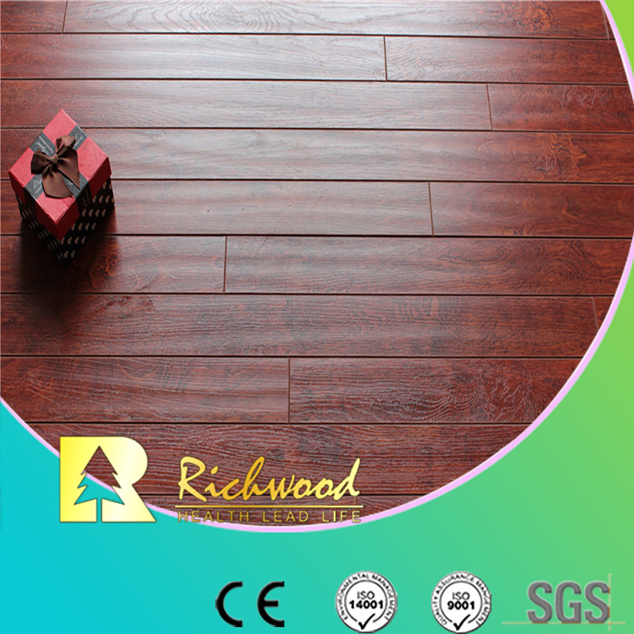 Commercial 12.3mm AC4 Embossed Hickory Waterproof Laminate Floor