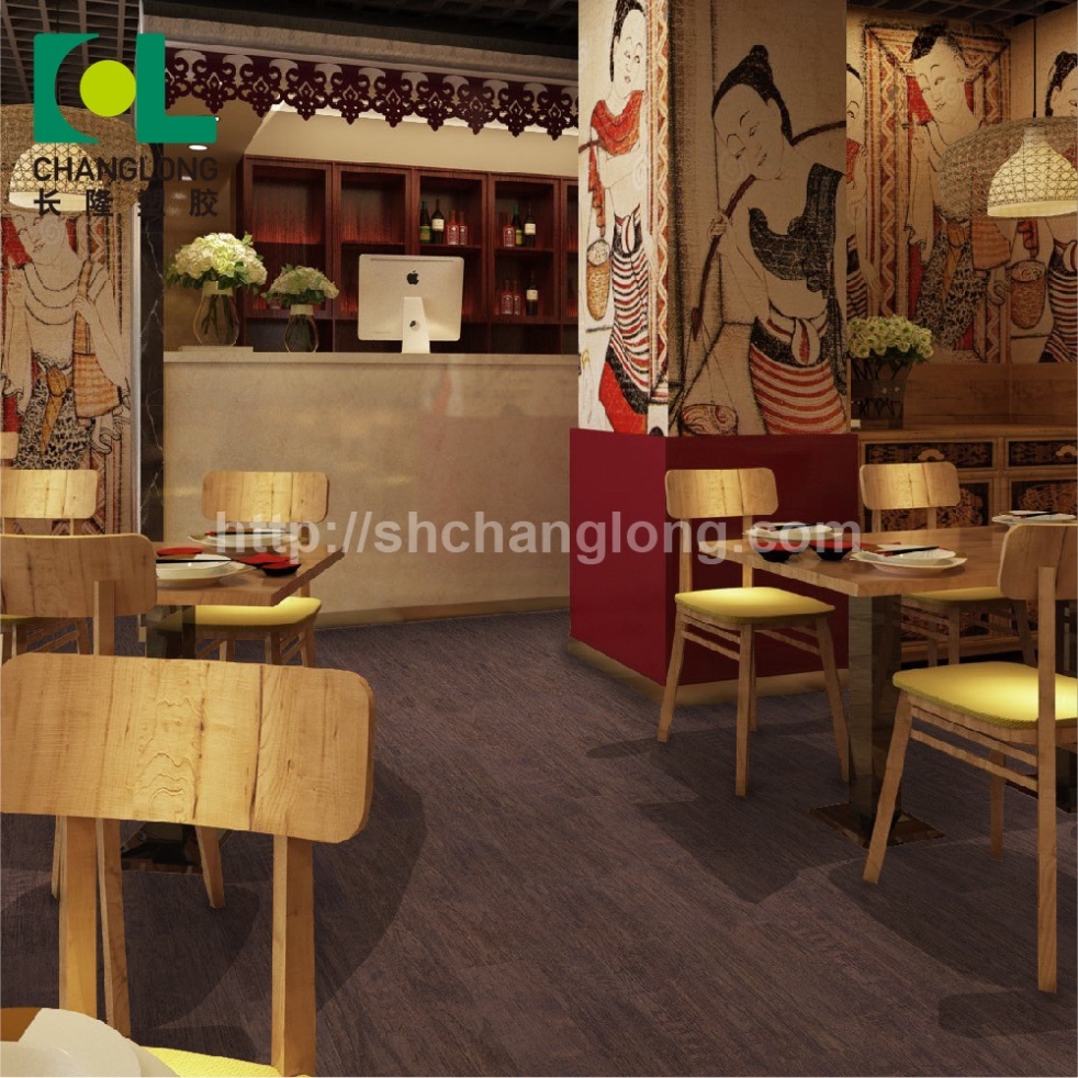 Moderm PVC Flooring for Anyone with SGS, Ce, Ios, Floorscore, ISO9001 Changlong Clw-04