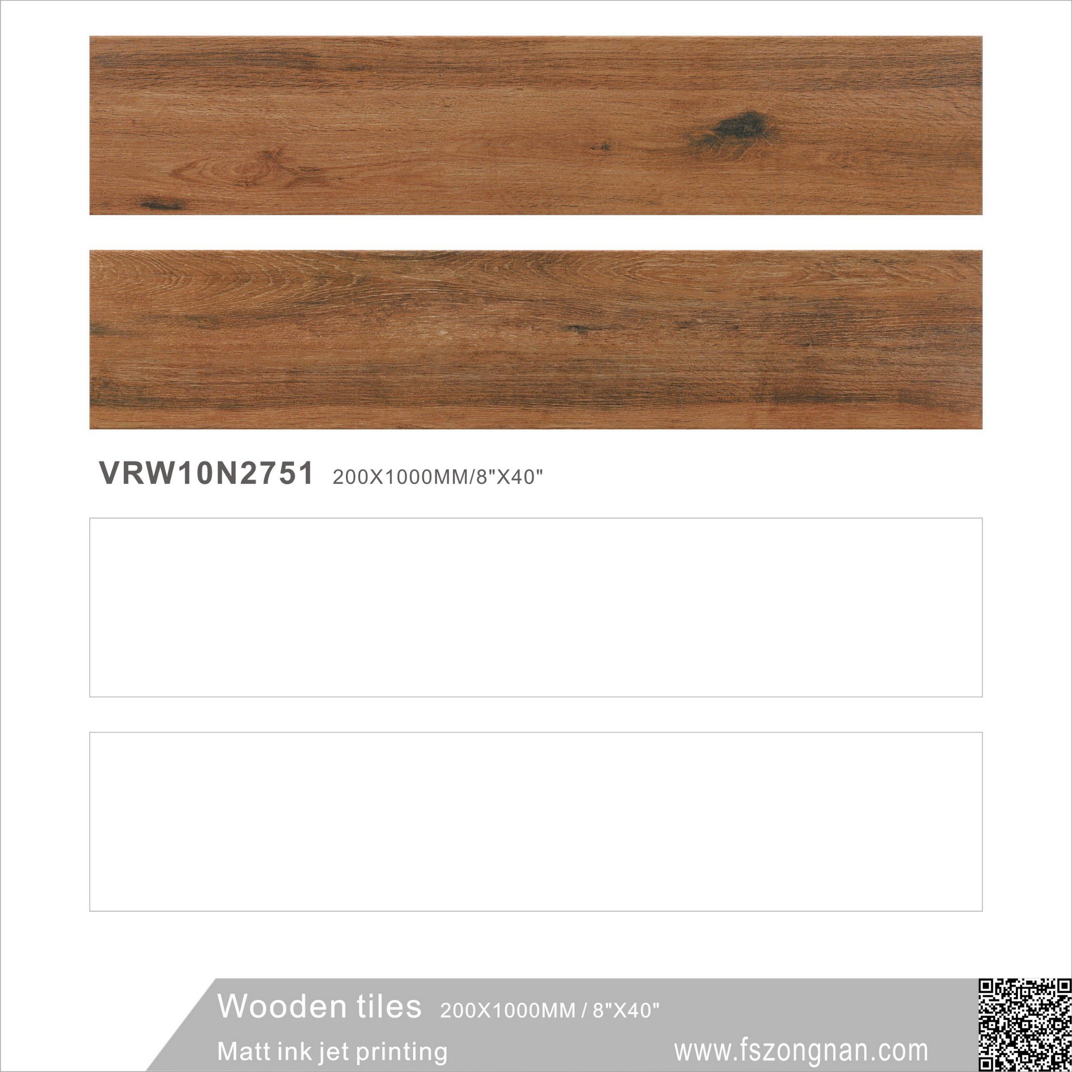 Building Material Wood Tile Flooring Ceramic Tile (VRW10N2751, 200X1000mm)