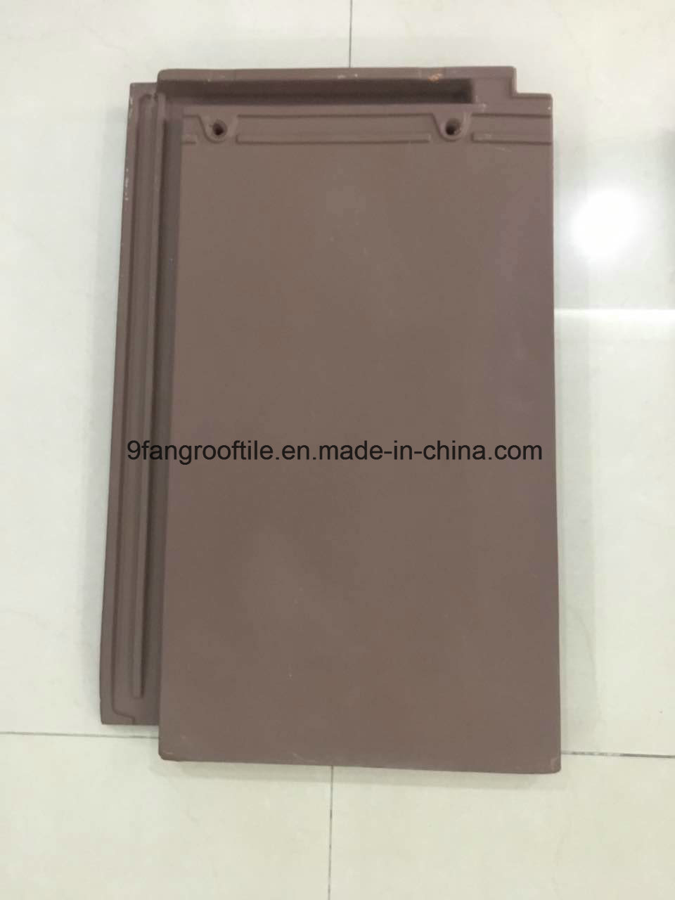 Roof Tile New Design Clay Flat Roofing Tile 280*450mm