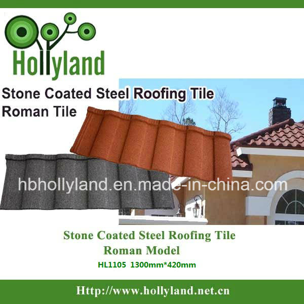 Stone Coated Metal Roofing Tile (Roman Type)