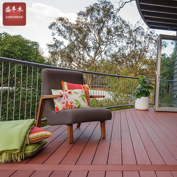 Wood Plastic Composite Deck for Outdoor Balcony Terrace WPC Decking