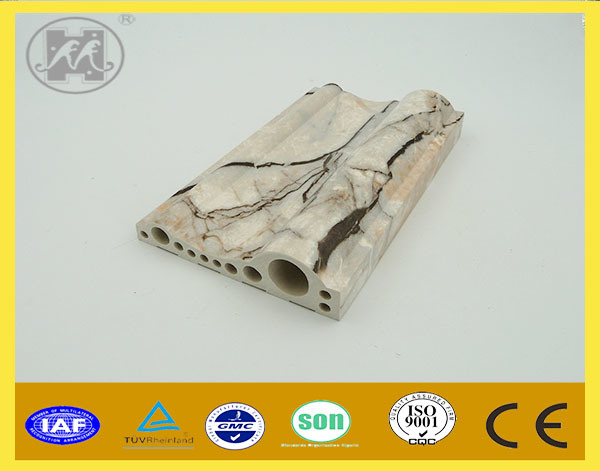 2015 Hot Artificial Marble Stone Plastic PVC Skirting Line (HM-M013)