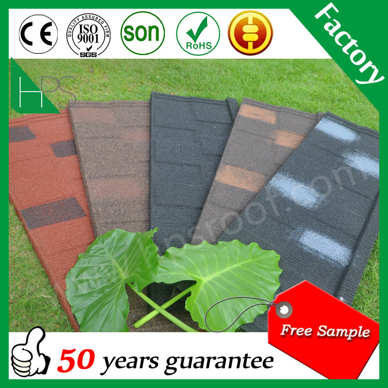 Africa Hot Sale Building Material Stone Coated Steel Metal Roofing Tiles Shingles Manufacturers