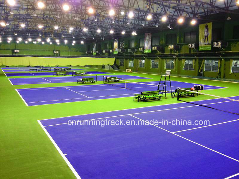 Spu Tennis Sports Flooring System Qualified by Itf