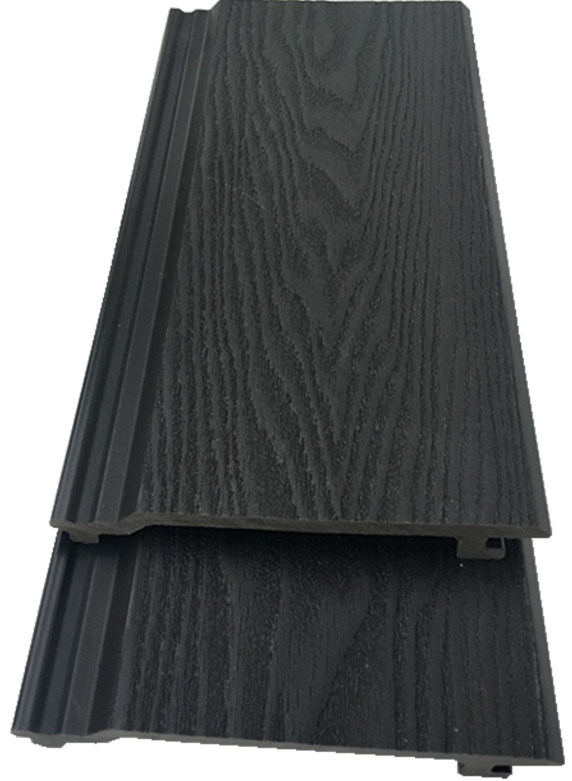 Easily-Installed Fashion Fire-Retardant Wood Plastic Composite WPC Wall Panels B20-155