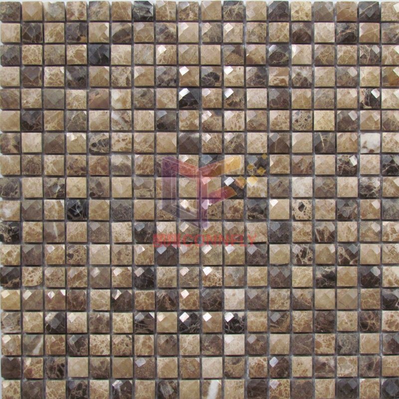 Diamond Face Marble Mosaic Tile (CFS1118)