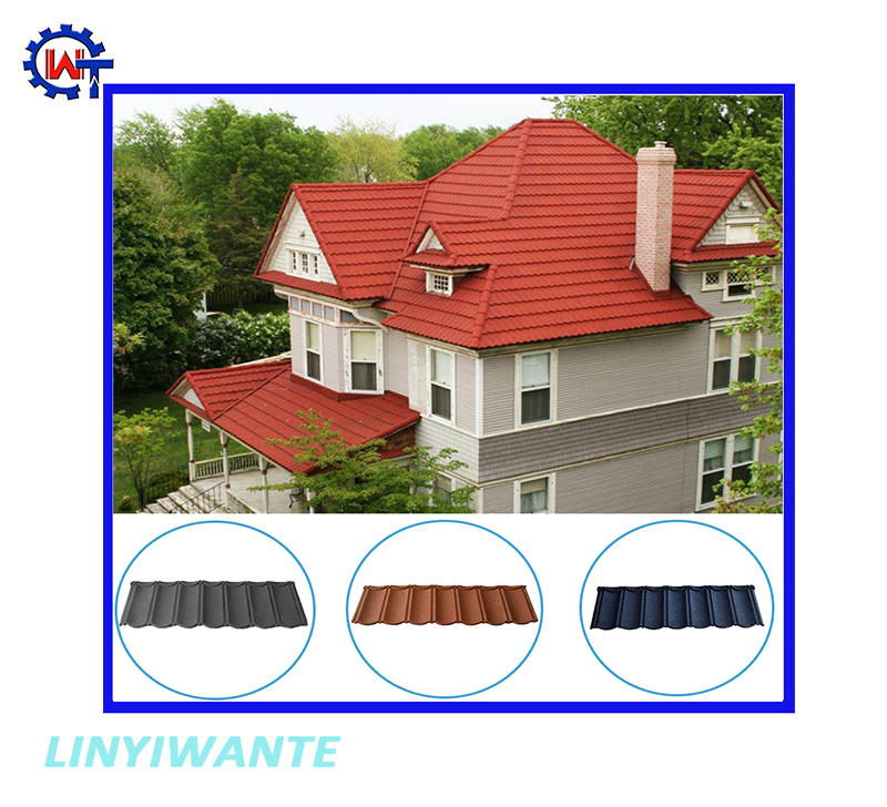 Building Roofing Materials Stone Coated Bond Roof Tile