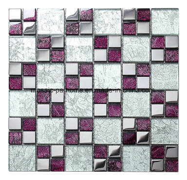 Decorative Building Material Glass Mosaic Bathroom Wall Tile