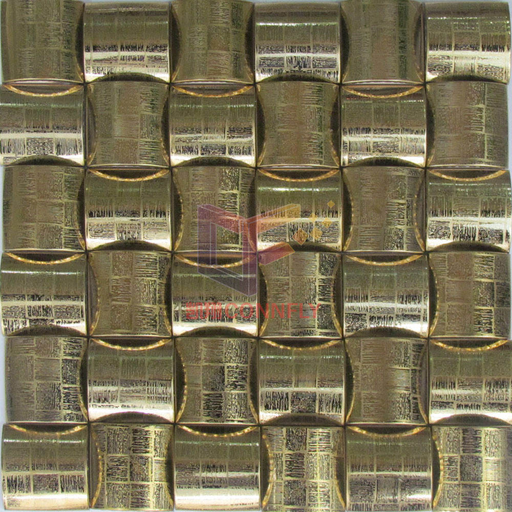Oracle Pattern Mosaic Tiles Made by Stainless Steel (CFM899)