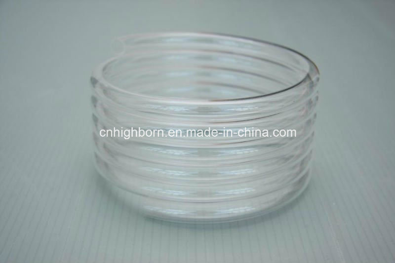 Customized Clear Spiral Quartz Glass Tube