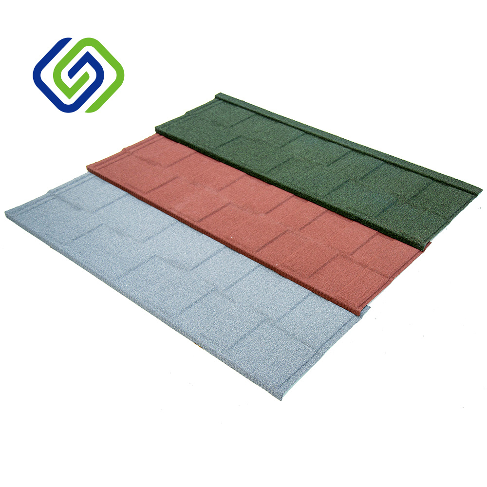 Chinese Wholesale Fireproof Stone Coated Metal / Steel Roof Tile for Valleys