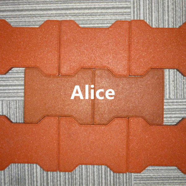 Colorful Rubber Paver/Wearing-Resistant Rubber Tile/Square Rubber Tile