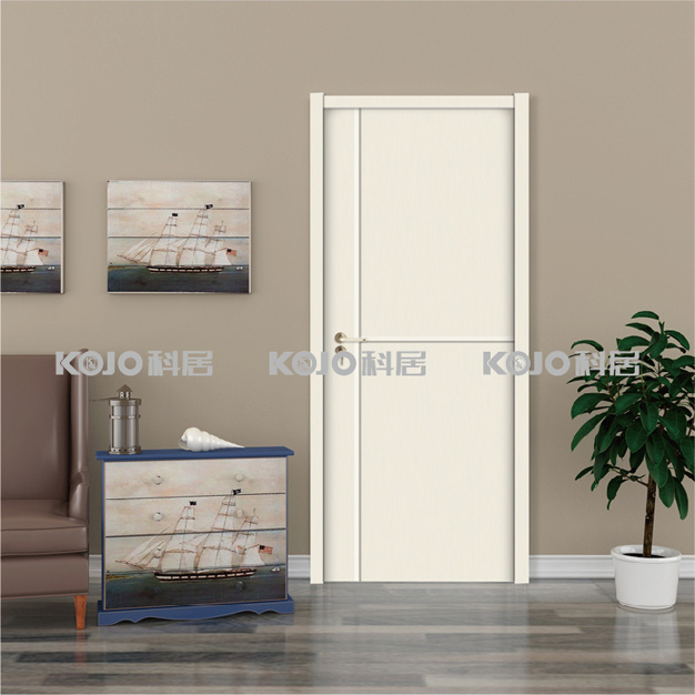 Interior Composite Wooden WPC Raw Material/Painting Door (YM-072)