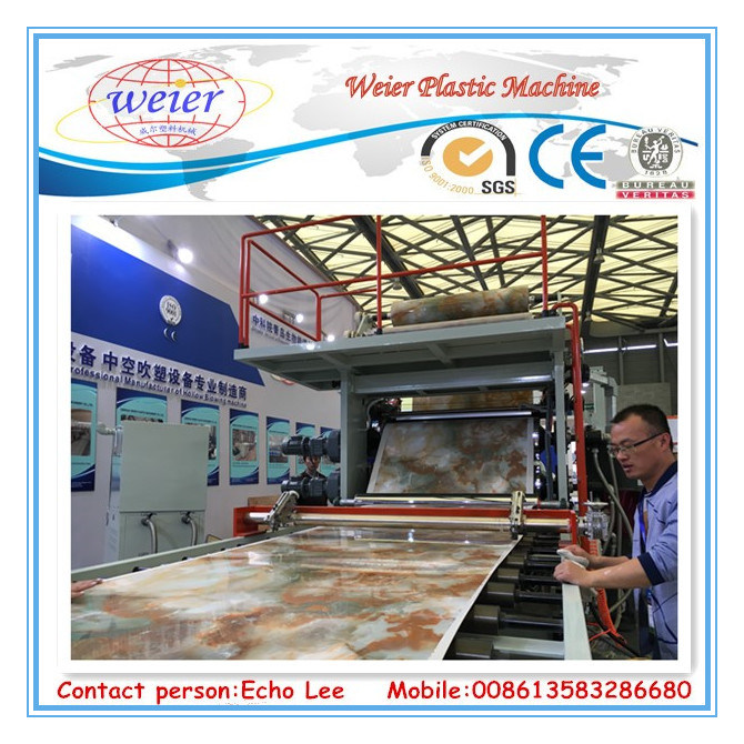 PVC Artificial Marble Decorative Sheet Making Machines