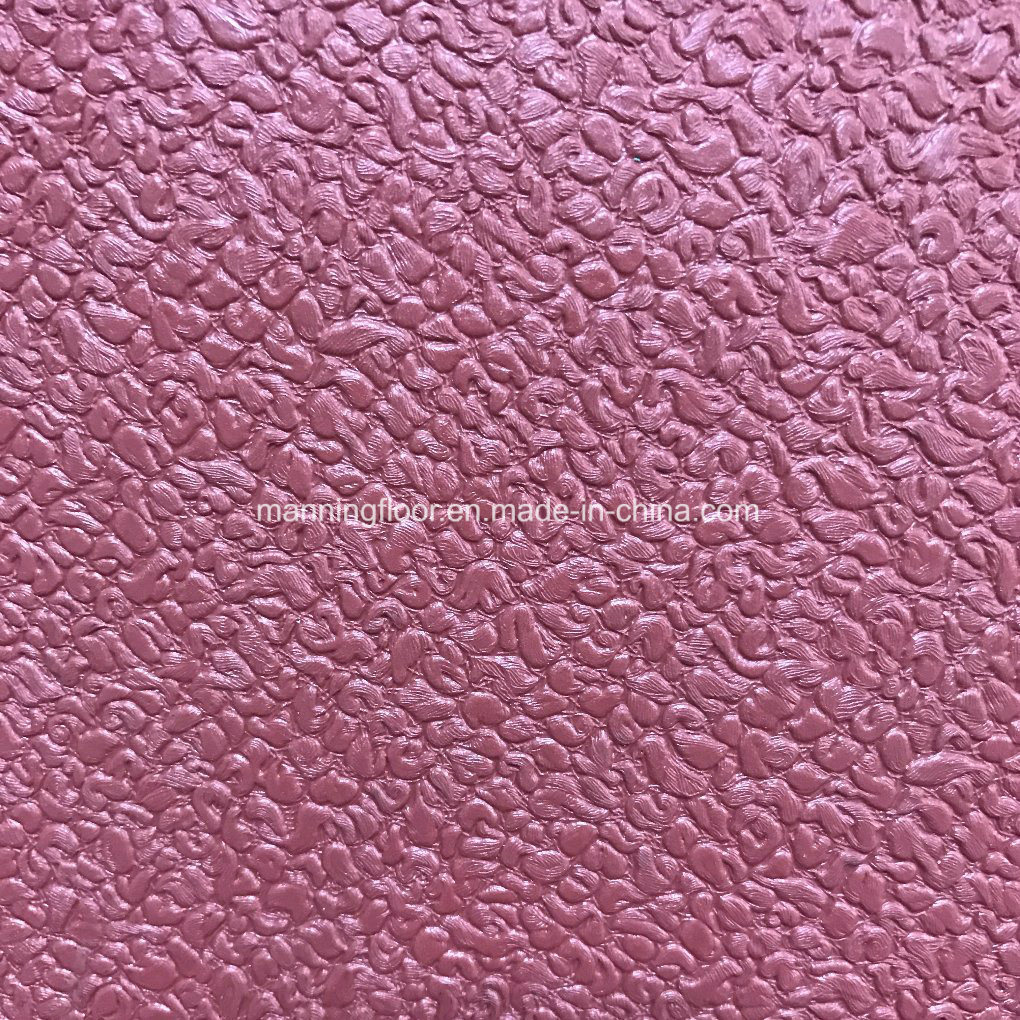 6.2mm Thick Soft Red High-End PVC Tennis Court Sports Floor Vinyl Roll