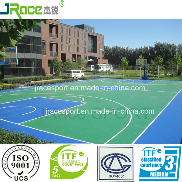 Various Thickness Available Silicone PU Sports Floors