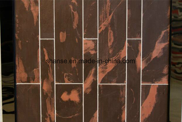 Red Color Anti-Aging Lightweight Slate Texture Marble Tile