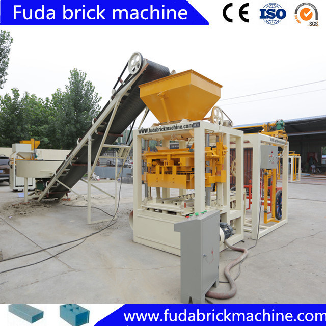 Semi Automatic Cement Hollow Brick Making Machine with Certificate
