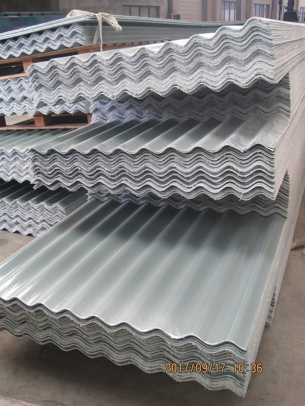 Fiberglass Reinforced Plastic (FRP/GRP) Corrugated Roofing Tile