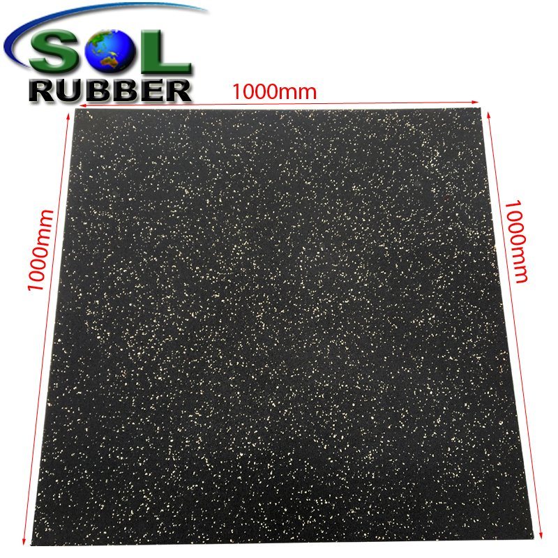 Sol Rubber for Commercial Gym Rubber Mat Rubber Floor Tile