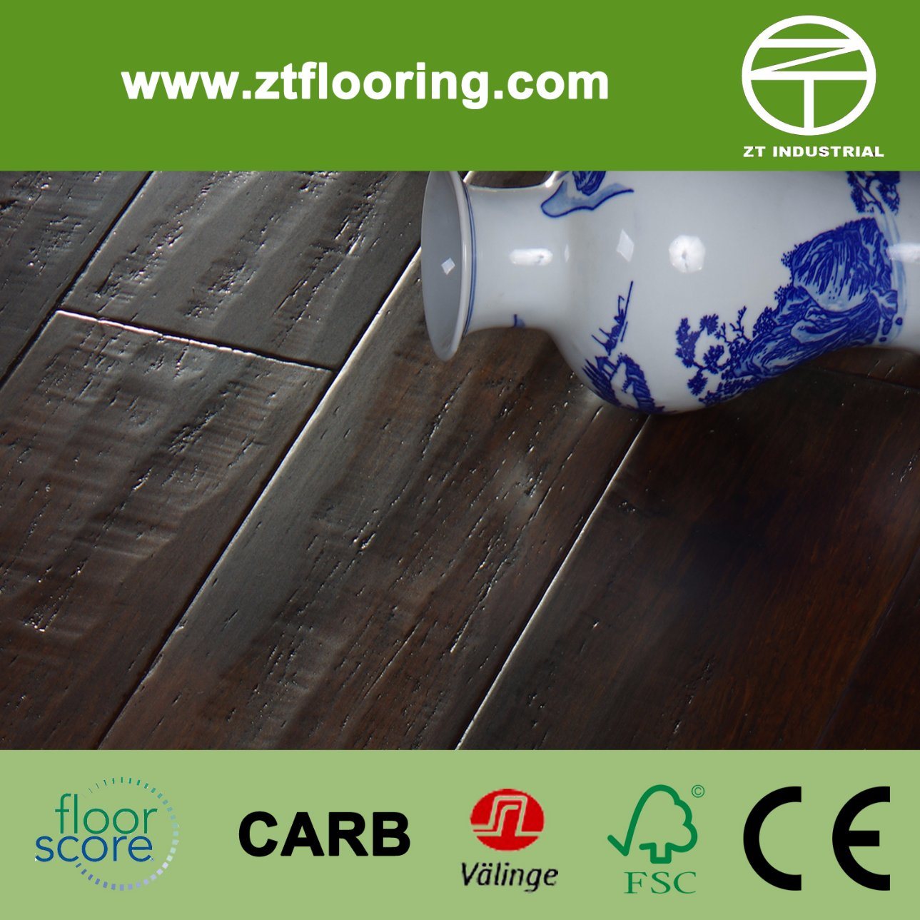 HDF Engineered Strand Woven Bamboo Flooring Click Edsw13