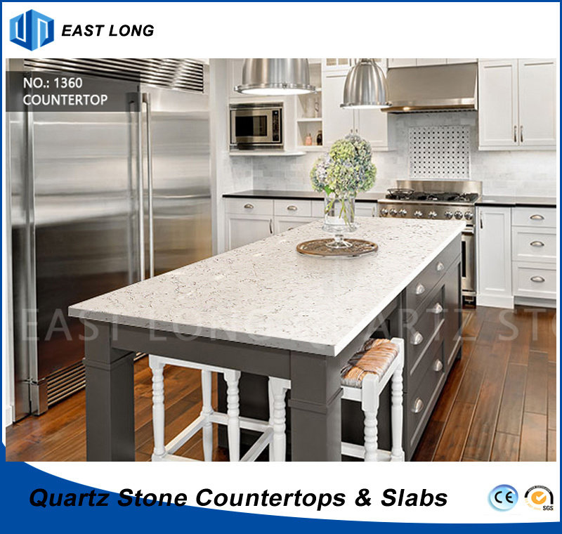 Artificial Stone Solid Surface for Quartz Countertops with SGS Report (Marble colors)