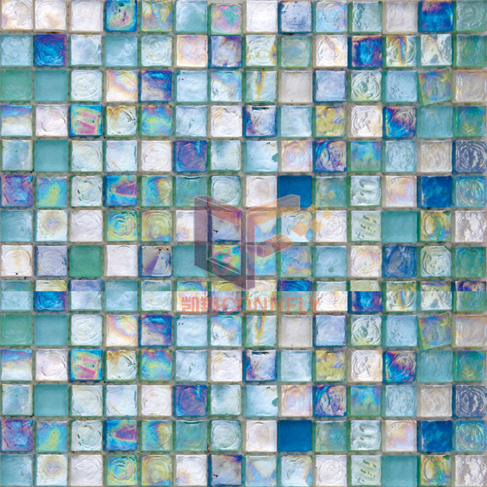 Iridescent Series Crystal Mosaic Tiles (CFR602)