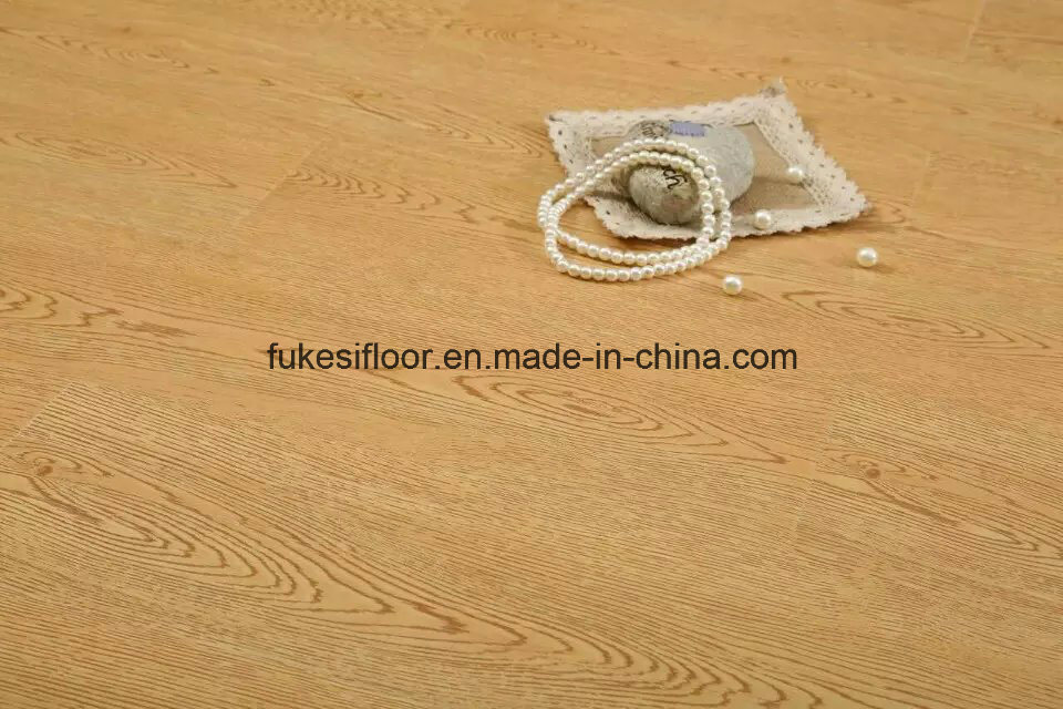 U Groove Mould Pressed Synchronized Oak Grain Laminate Flooring