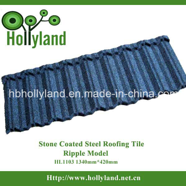 Stone Coated Metal Roofing Tile (Ripple Type)