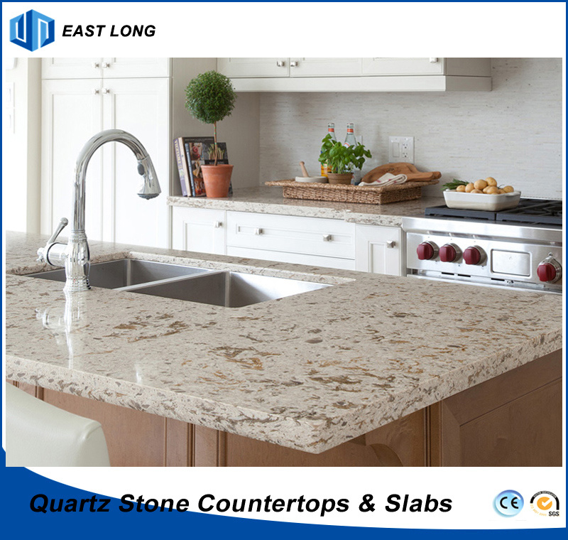 Top-Rated Engineered Stone Countertop for Home Decoration with High Quality (Marble colors)