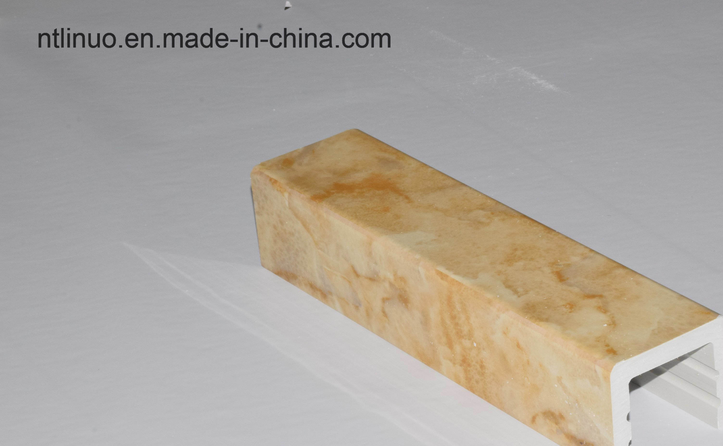 PVC Imitation Marble Skirting Line for The Wall Decoration