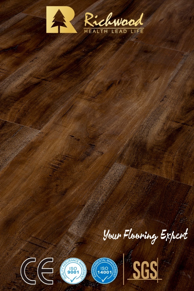 12mm Hickory U Groove Water Resistant Laminate Flooring