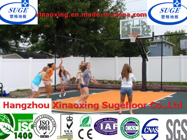 High Impact Plastic Removable Basketball Sport Flooring
