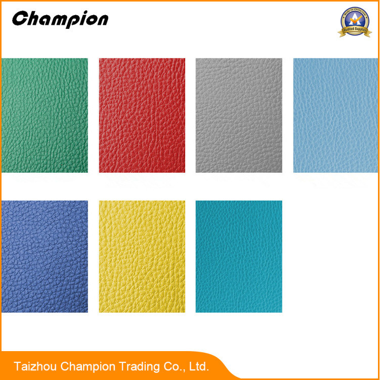 Lichee Pattern High PVC Sports Flooring; Quality PVC Sports Plastic Flooring Used Table Tennis Floor